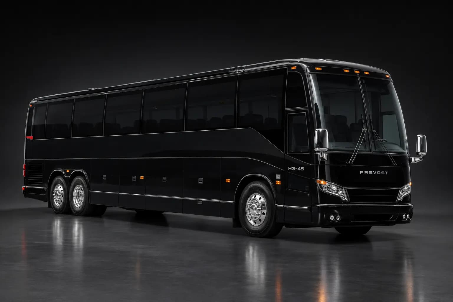 Prevost 56-Pax Motor Coach chauffeur service Scottsdale