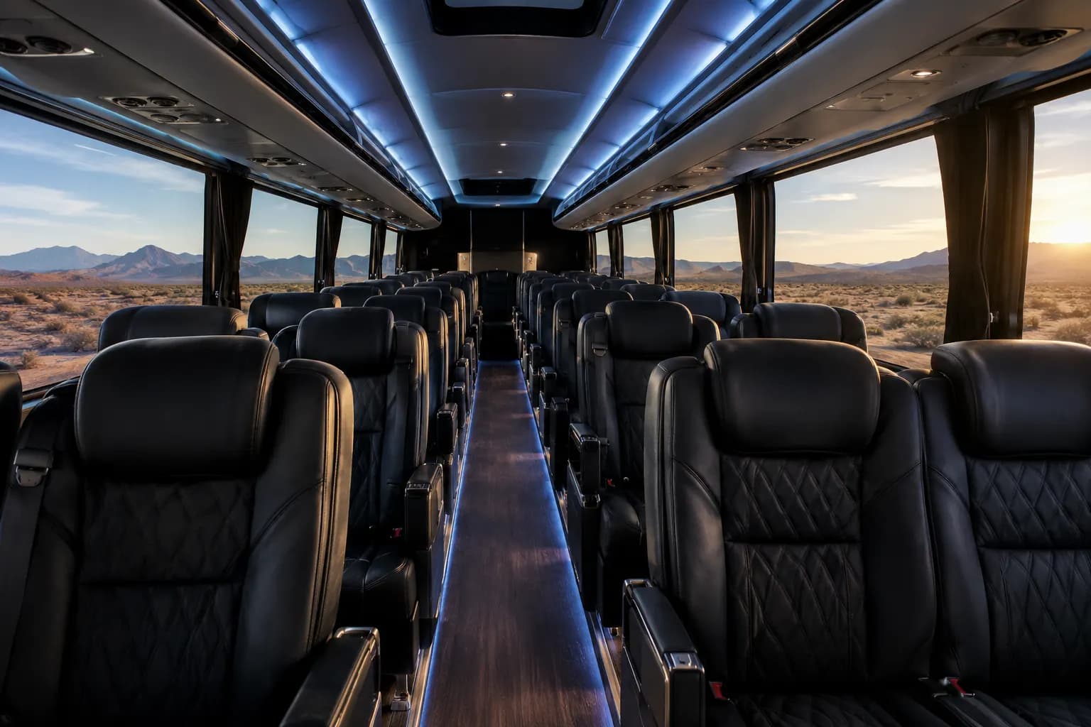 Mini Bus XL 40-Pax interior