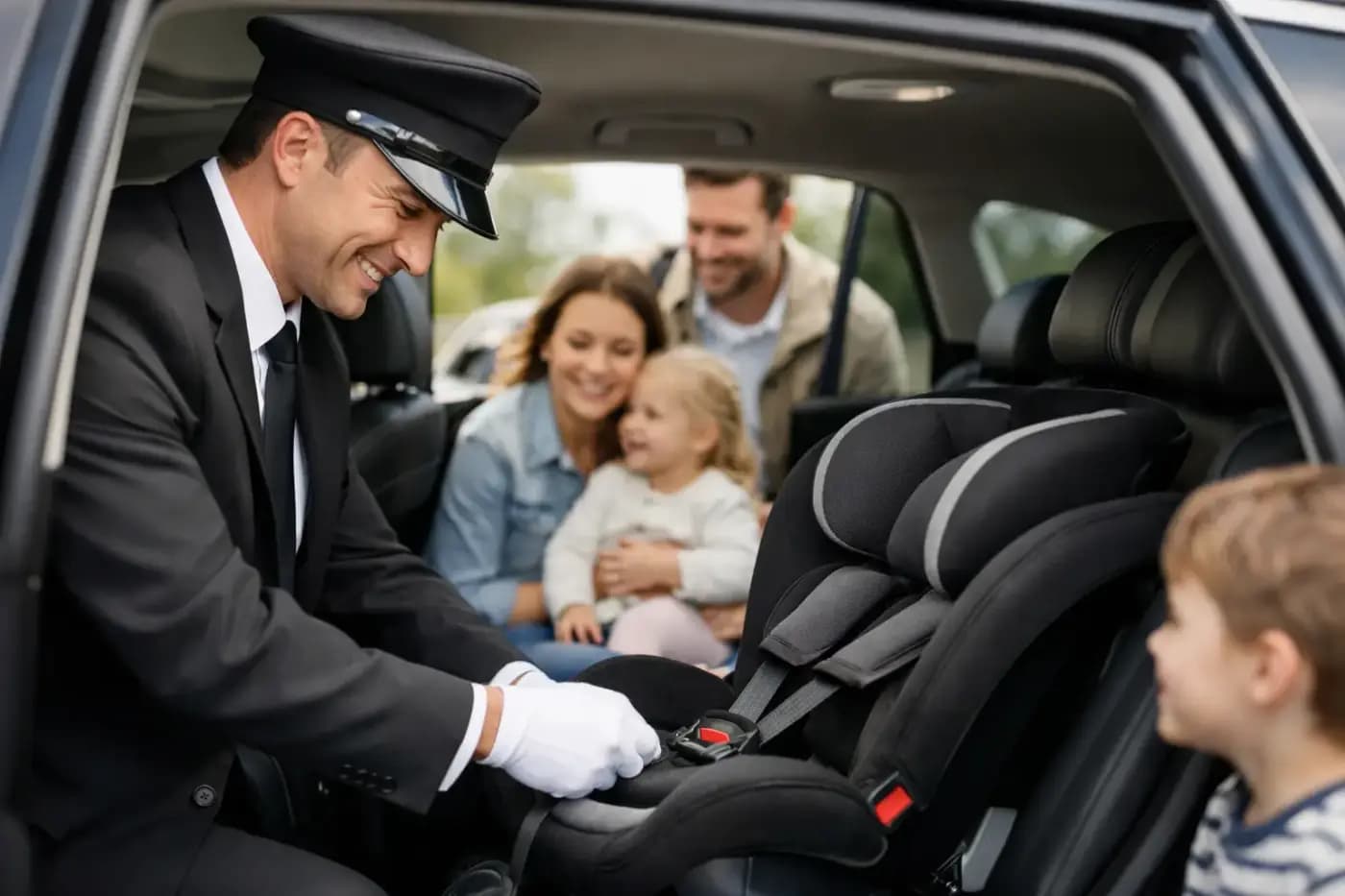 Chauffeurs With Child Seats for Family Travel