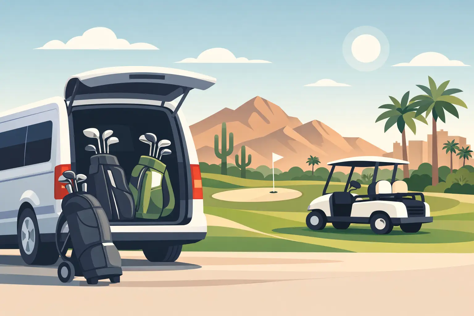 Golf Club Transportation Scottsdale Done Right