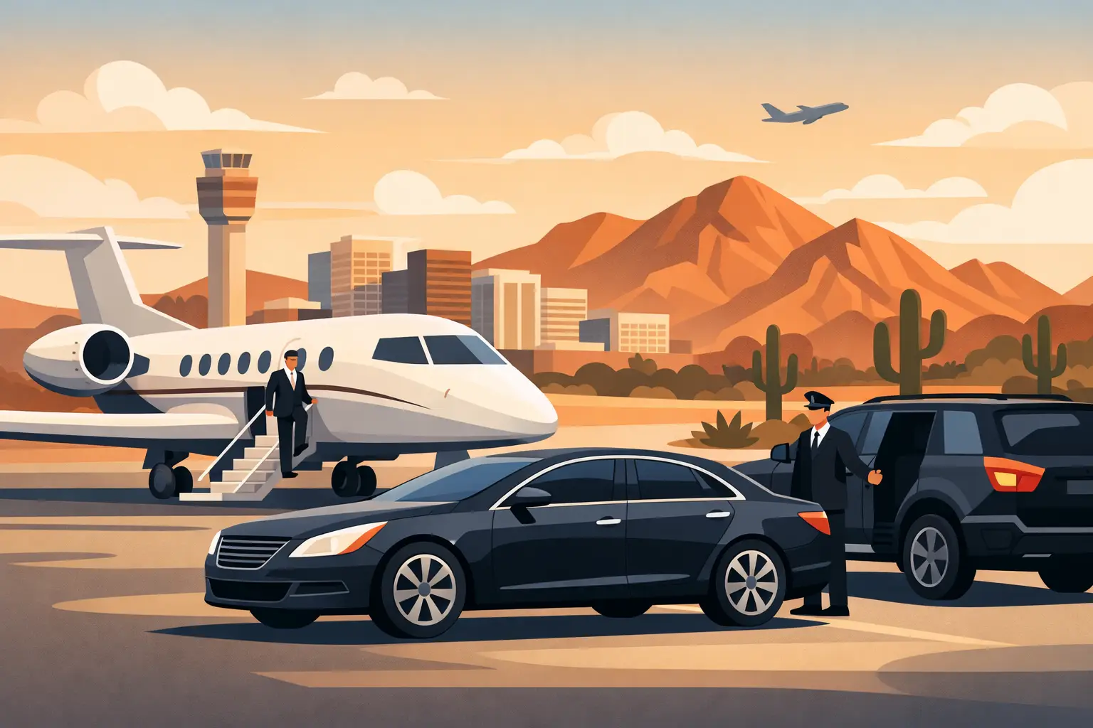 Private Jet Ground Transportation Phoenix