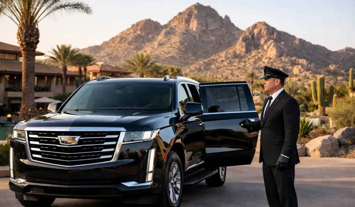 Cadillac Escalade Chauffeur Service in Scottsdale