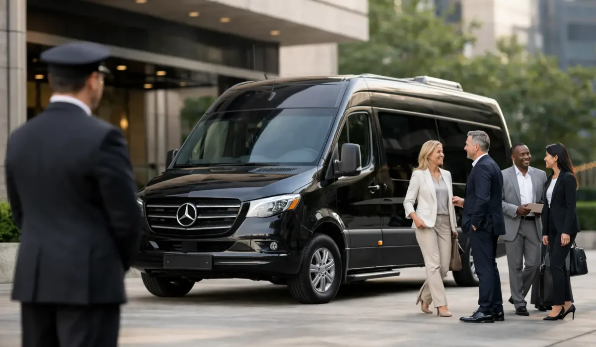 Mercedes Sprinter Chauffeur Rental for Groups